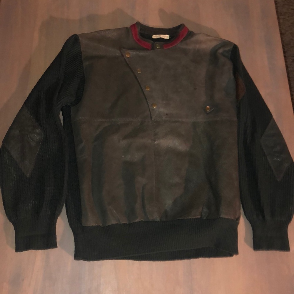 Daniel and Mayer 1973 Italian leather sweater